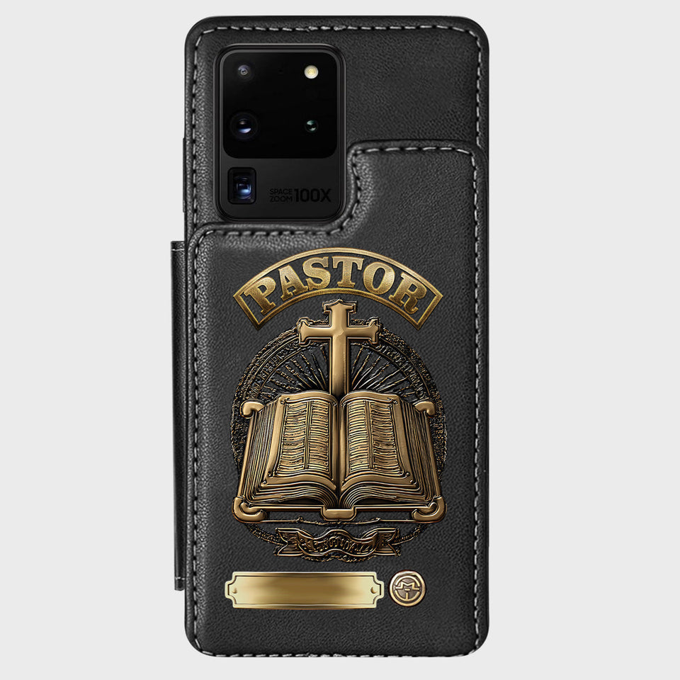 Gift For Pastor - Personalized Pastor Wallet Phone Case