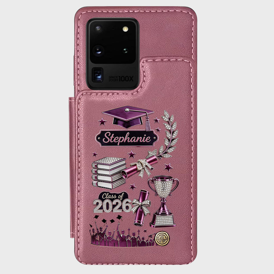 Graduation Gift - Personalized Graduation Wallet Phone Case