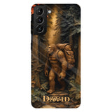 Sasquatch In Forest - Personalized Hiking Full Print Phone Case