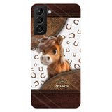 Cute Horse - Personalized Horse Full Print Phone Case