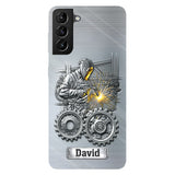 Strong Ones Become Welder - Personalized Welder Full Print Phone Case