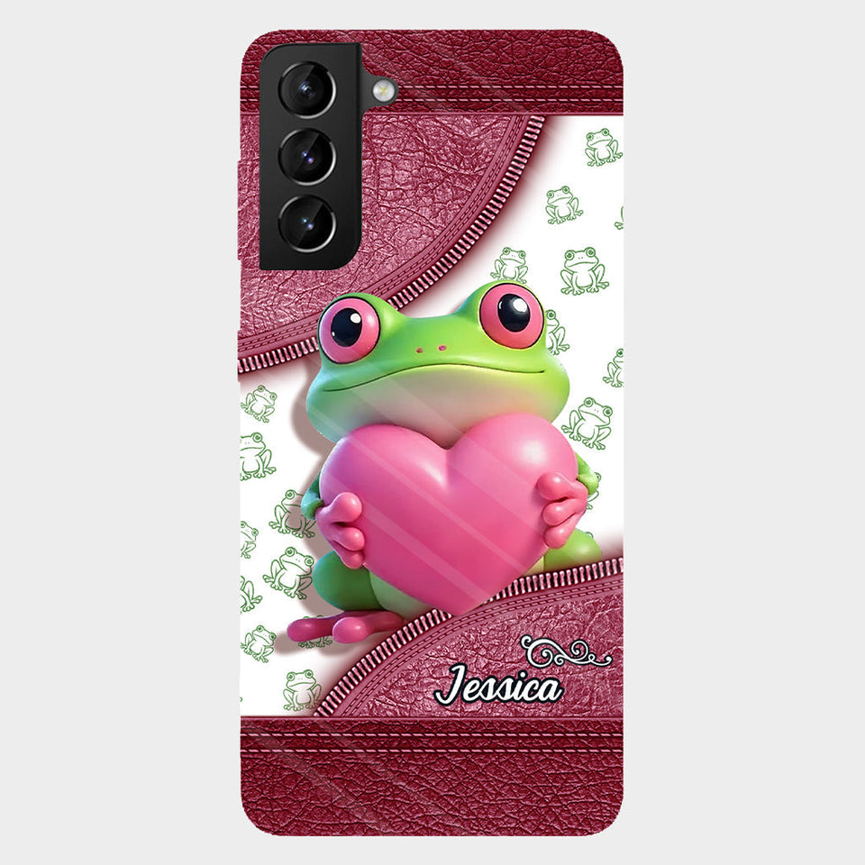 Love Frog - Personalized Frog Full Print Phone Case