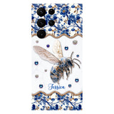 Bee Toile de Jouy - Personalized Bee Full Print Phone Case