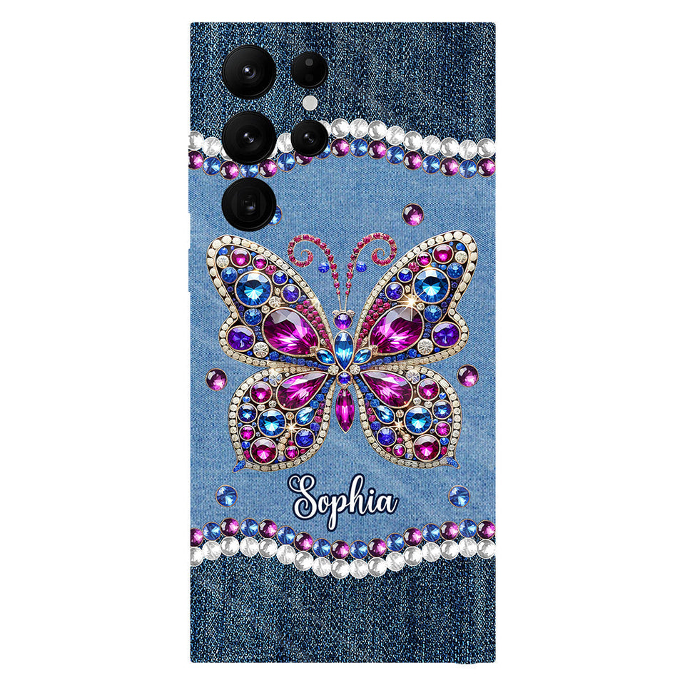 Beautiful Butterly - Personalized Butterfly Full Print Phone Case