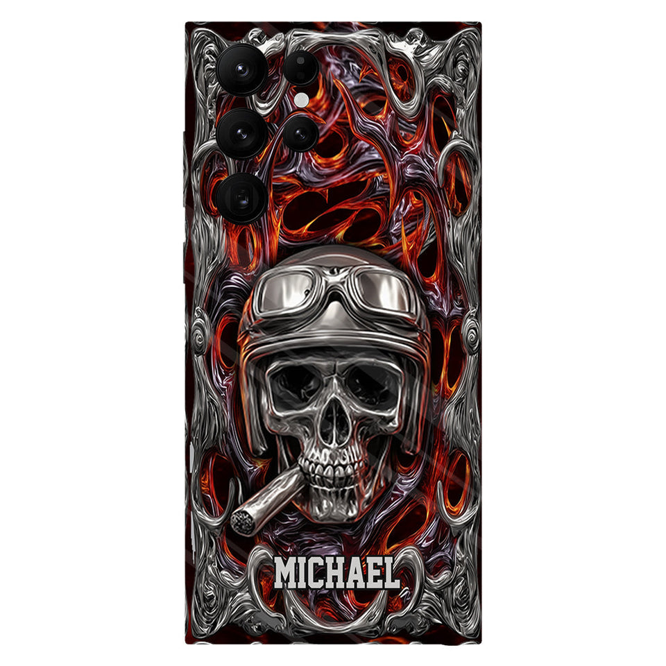 Ride Or Die - Personalized Biker Full Print Phone Case