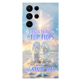 Life Is Better With Flipflops - Personalized Sea Lover Full Print Phone Case