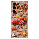 Tis The Season - Personalized Autumn Full Print Phone Case