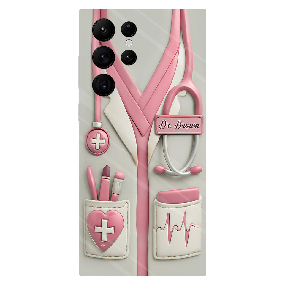 Celebrate Everyday Heroes With Medical Professional Gifts - Personalized Nurse Full Print Phone Case