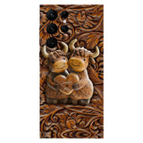 Cute Highland Cow Couple - Personalized Highland Cow Full Print Phone Case