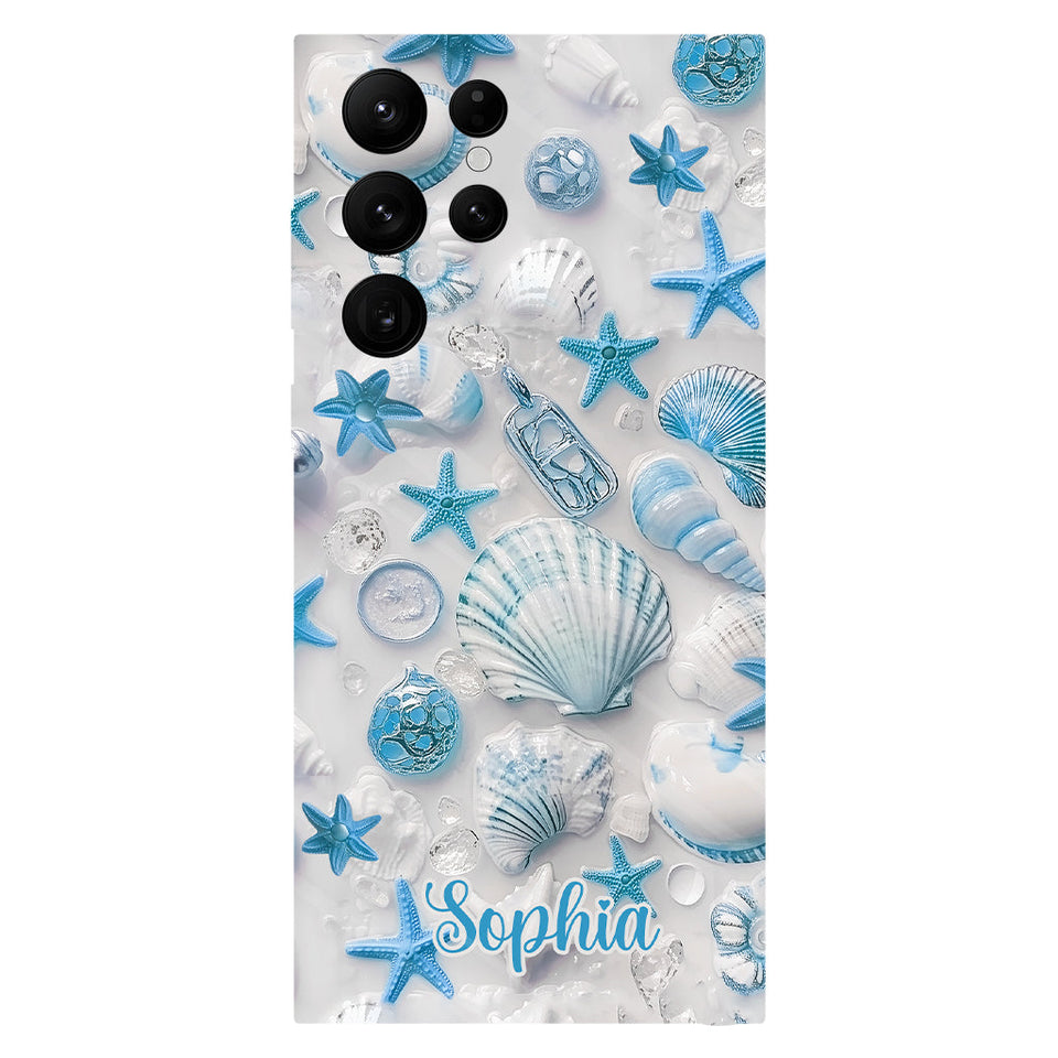 Beach Lovin' Girl - Personalized Sea Lover Full Print Phone Case