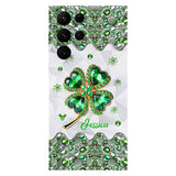 Lucky Four-Leaf Clover - Personalized Saint Patrick's Day Full Print Phone Case