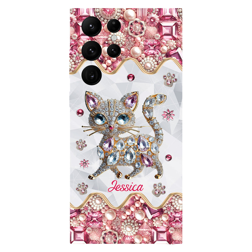 Just A Girl Who Loves Cats - Personalized Cat Full Print Phone Case