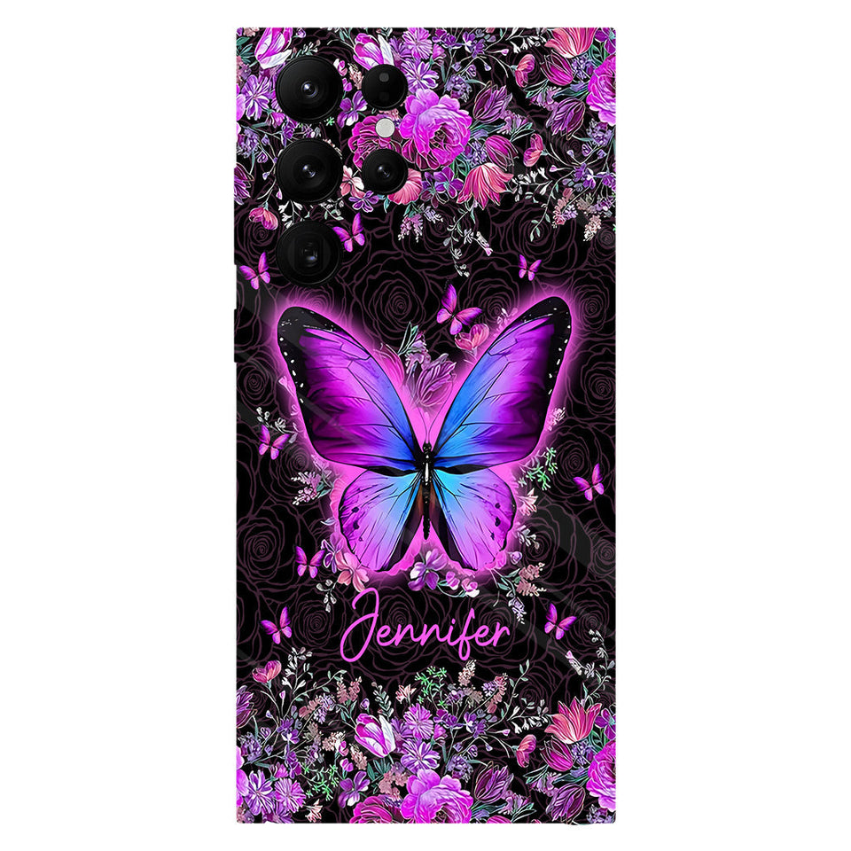 Love Butterflies - Personalized Butterfly Full Print Phone Case
