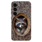 Adorable Raccoon - Personalized Raccoon Full Print Phone Case