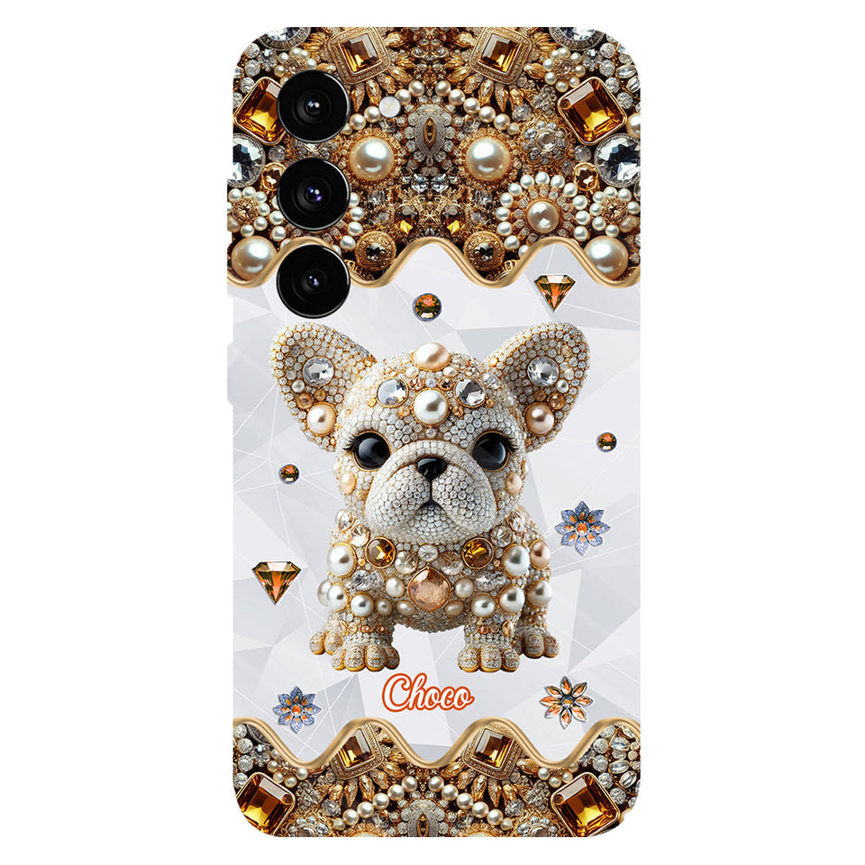 Love French Bulldog - Personalized Dog Full Print Phone Case