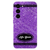 Artificial Glitter Crayon Design - Personalized Teacher Full Print Phone Case & Phone Grip