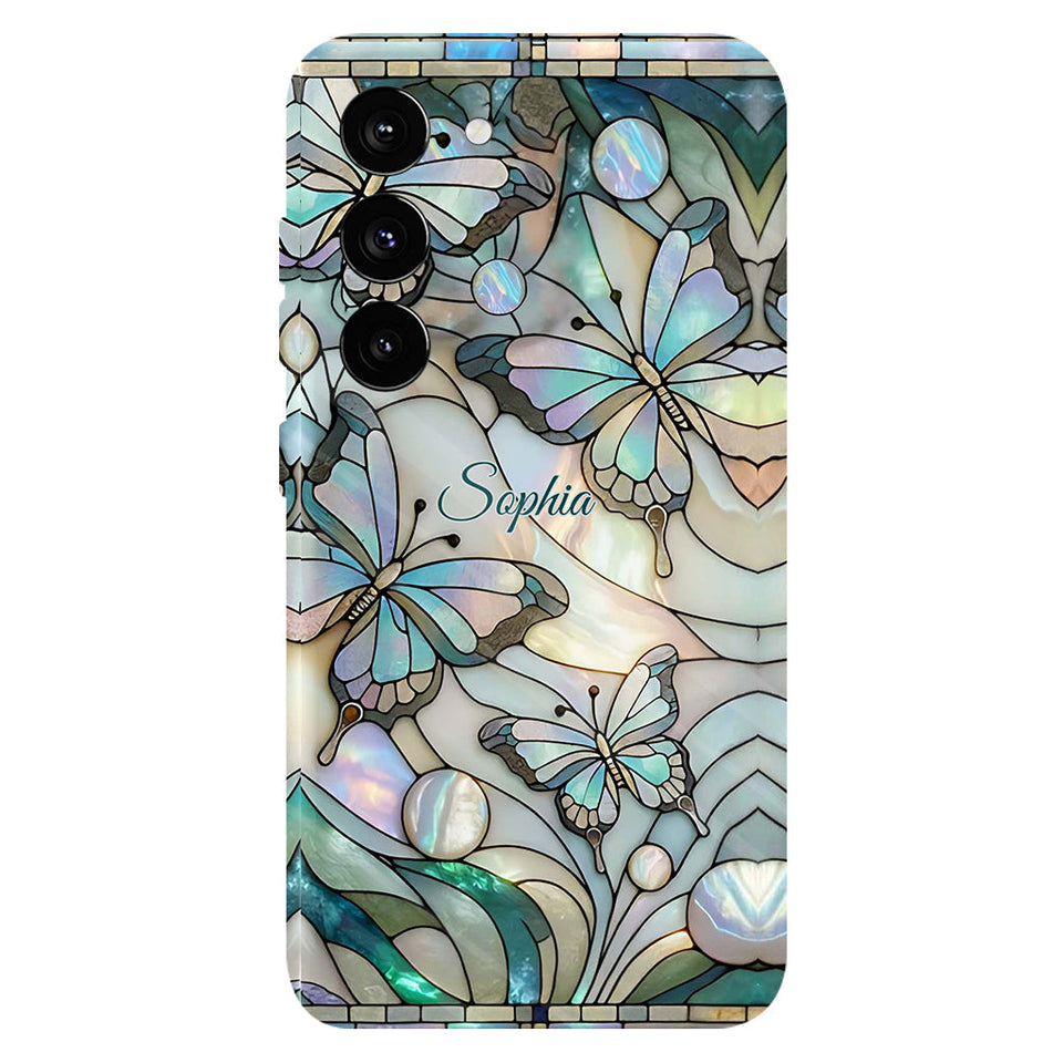 Love Butterflies - Personalized Butterfly Full Print Phone Case