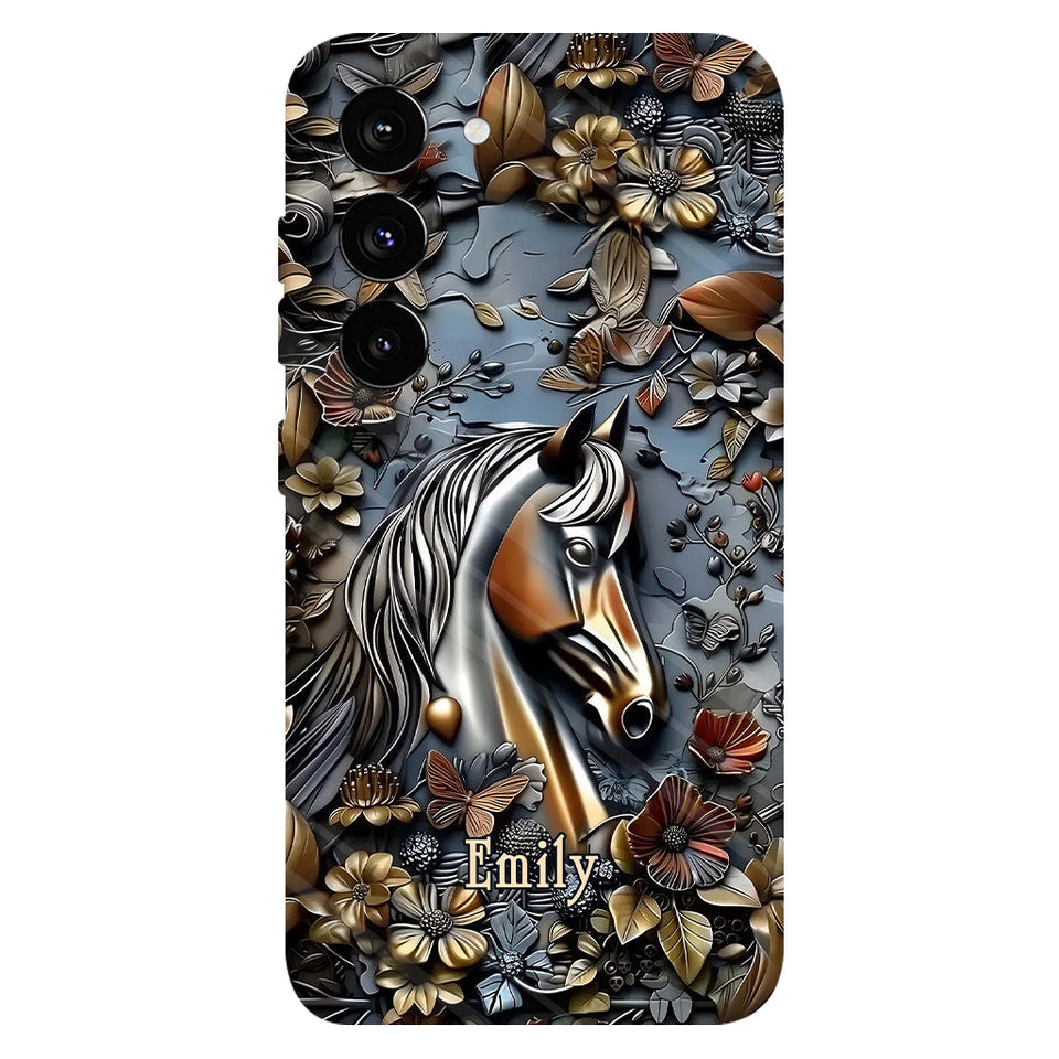 Stunning Horse - Personalized Horse Full Print Phone Case