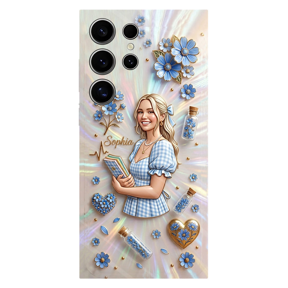 Floral Aesthetic - Personalized Flower Lover Full Print Phone Case