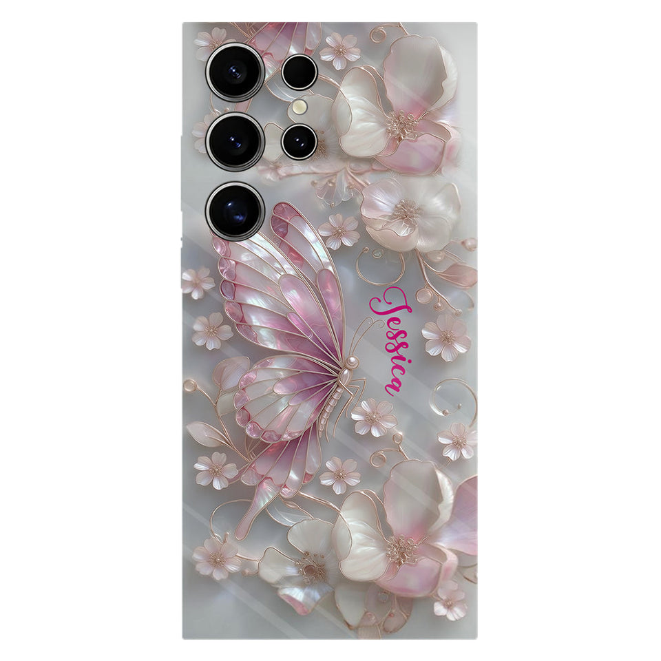 Love Butterflies - Personalized Butterfly Full Print Phone Case