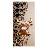 Love Highland Cows - Personalized Highland Cow Full Print Phone Case
