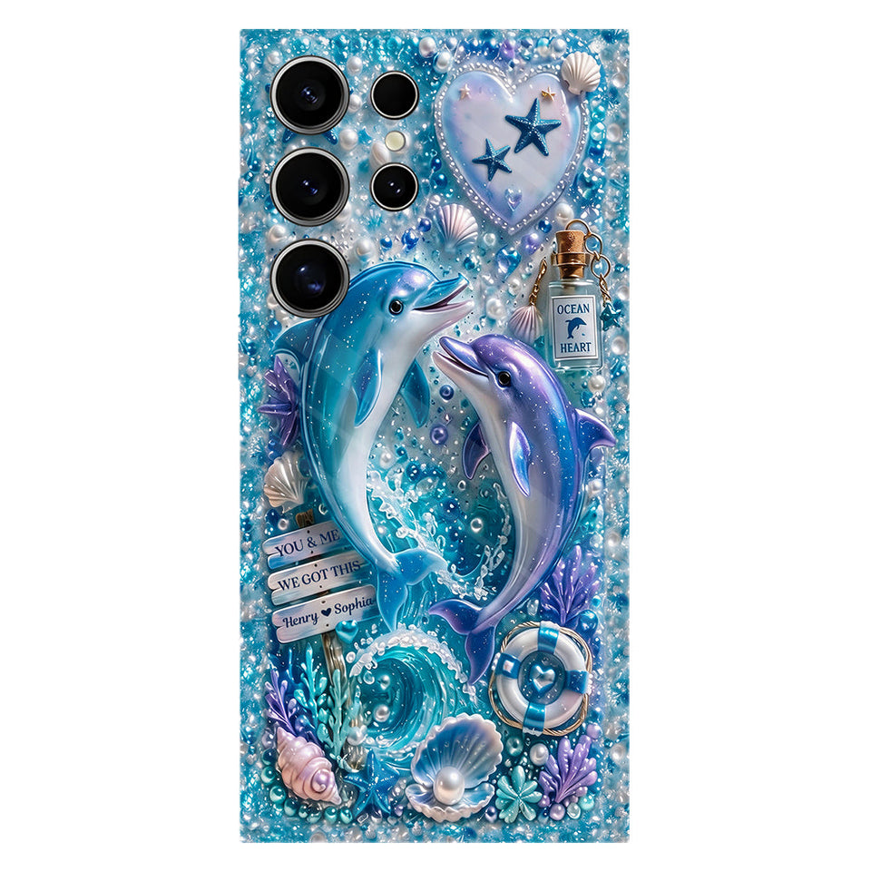 I'm Yours - Personalized Dolphin Full Print Phone Case