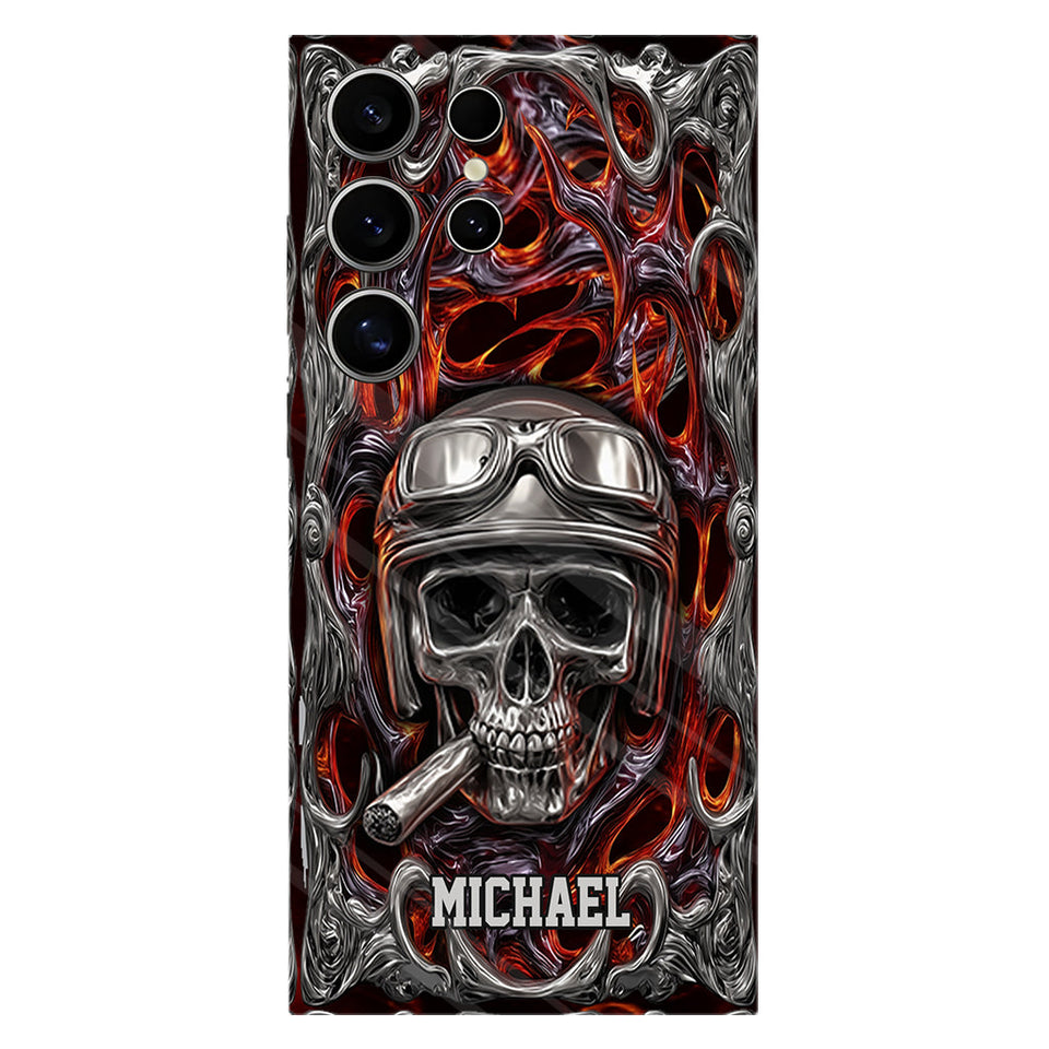 Ride Or Die - Personalized Biker Full Print Phone Case
