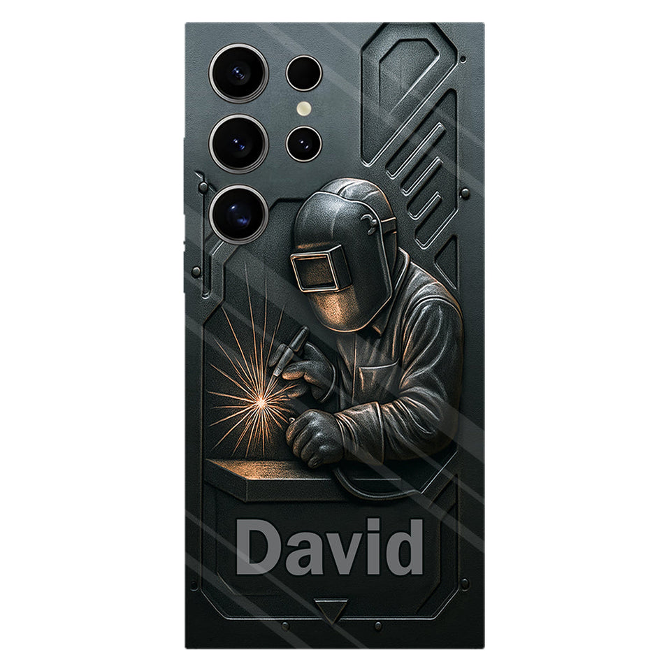 Cool Welder Men - Personalized Welder Full Print Phone Case