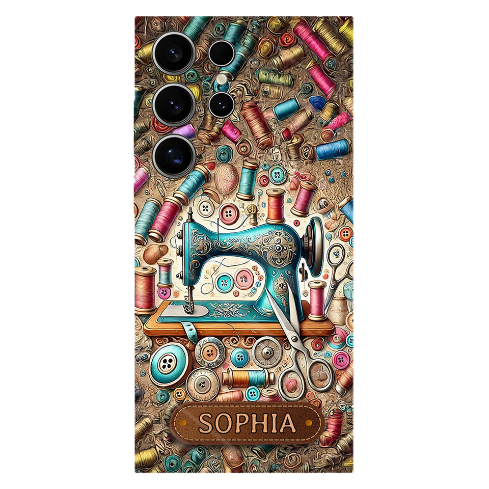 Love Sewing - Personalized Sewing Full Print Phone Case