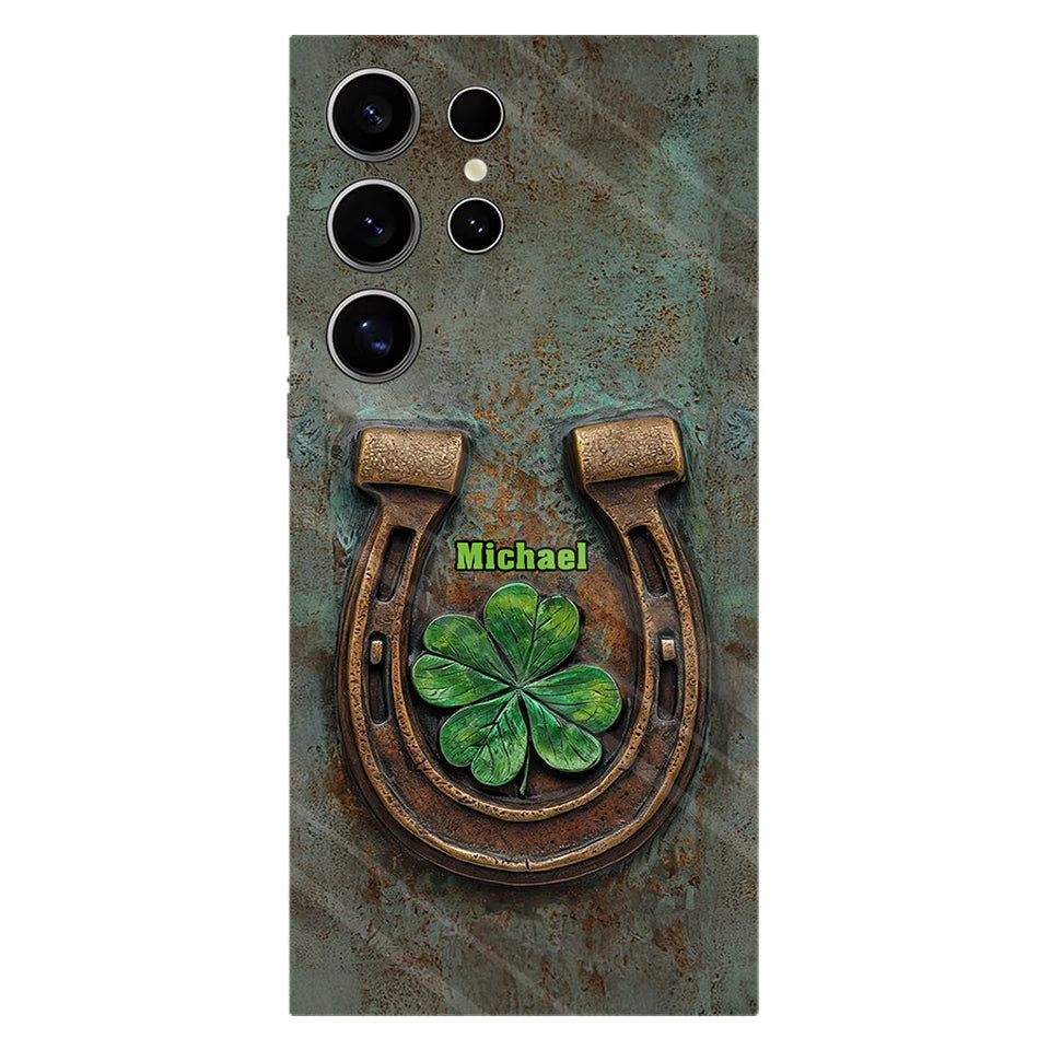 Vintage Irish Harp - Personalized Horse Full Print Phone Case