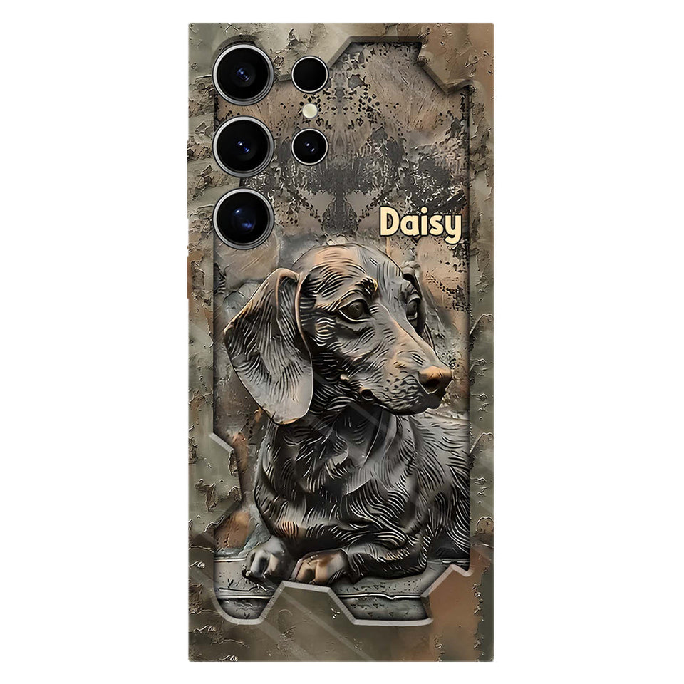 Life Is Better With My Dachshund - Personalized Dog Full Print Phone Case