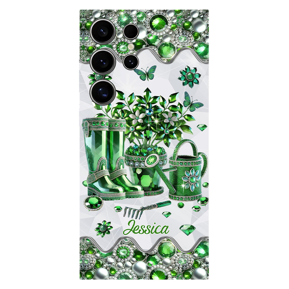 Just A Girl Who Loves Gardening - Personalized Gardening Full Print Phone Case