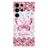 Grandma's Butterflies - Personalized Grandma Full Print Phone Case