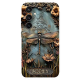 Beautiful Drafgonfly, Butterfly, Hummingbird - Personalized Gardening Full Print Phone Case