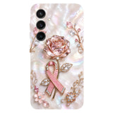 Faith Hope Love - Personalized Breast Cancer Awareness Full Print Phone Case & Phone Grip
