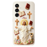 Faith Over Fear - Personalized Christian Full Print Phone Case
