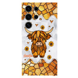 Adorable Highland Cow - Personalized Highland Cow Full Print Phone Case