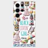 Beach Lovin' Girl - Personalized Sea Lover Full Print Phone Case