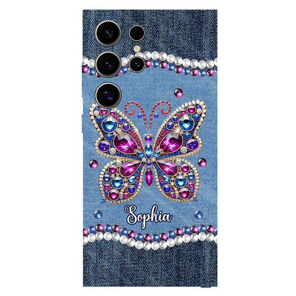 Beautiful Butterly - Personalized Butterfly Full Print Phone Case