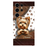Cute Yorkshire Terrier - Personalized Dog Full Print Phone Case