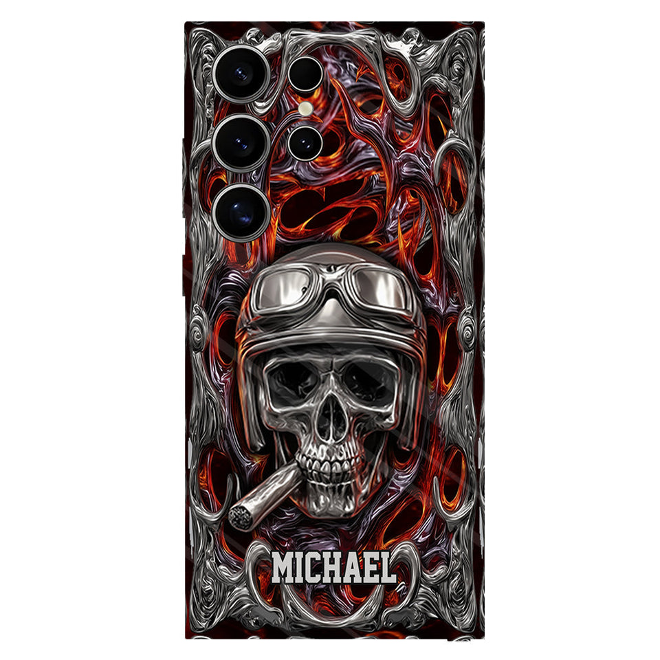 Ride Or Die - Personalized Biker Full Print Phone Case