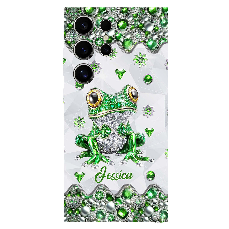 Just A Girl Who Loves Frogs - Personalized Frog Full Print Phone Case