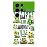 Just A Girl Who Loves Frogs - Personalized Frog Full Print Phone Case