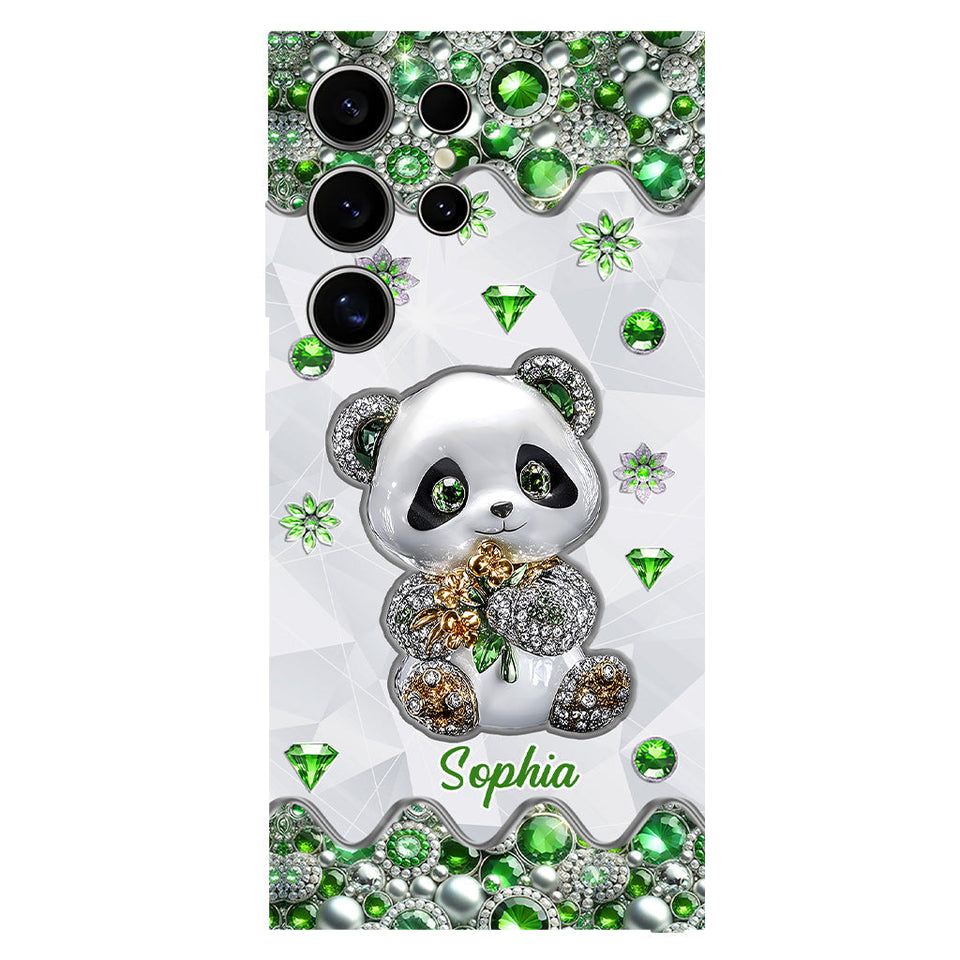 Just A Girl Who Loves Pandas - Personalized Panda Lover Full Print Phone Case