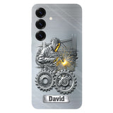 Strong Ones Become Welder - Personalized Welder Full Print Phone Case