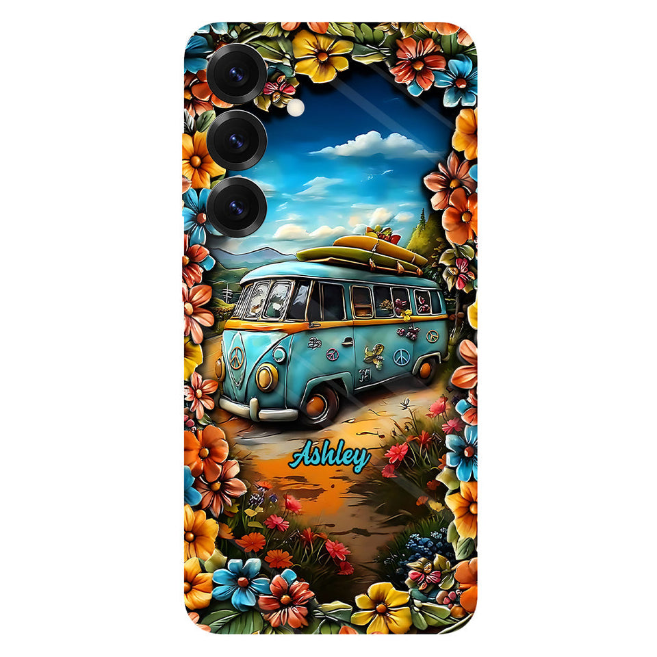 Hippie Van - Personalized Hippie Full Print Phone Case