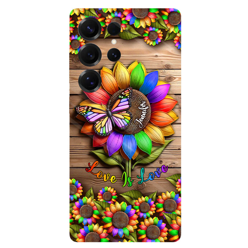 Love Is Love - Personalized LGBT Support Full Print Phone Case
