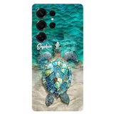 Sea Turtle Lovers - Personalized Turtle Full Print Phone Case