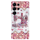 Just A Girl Who Loves Sewing - Personalized Sewing Full Print Phone Case