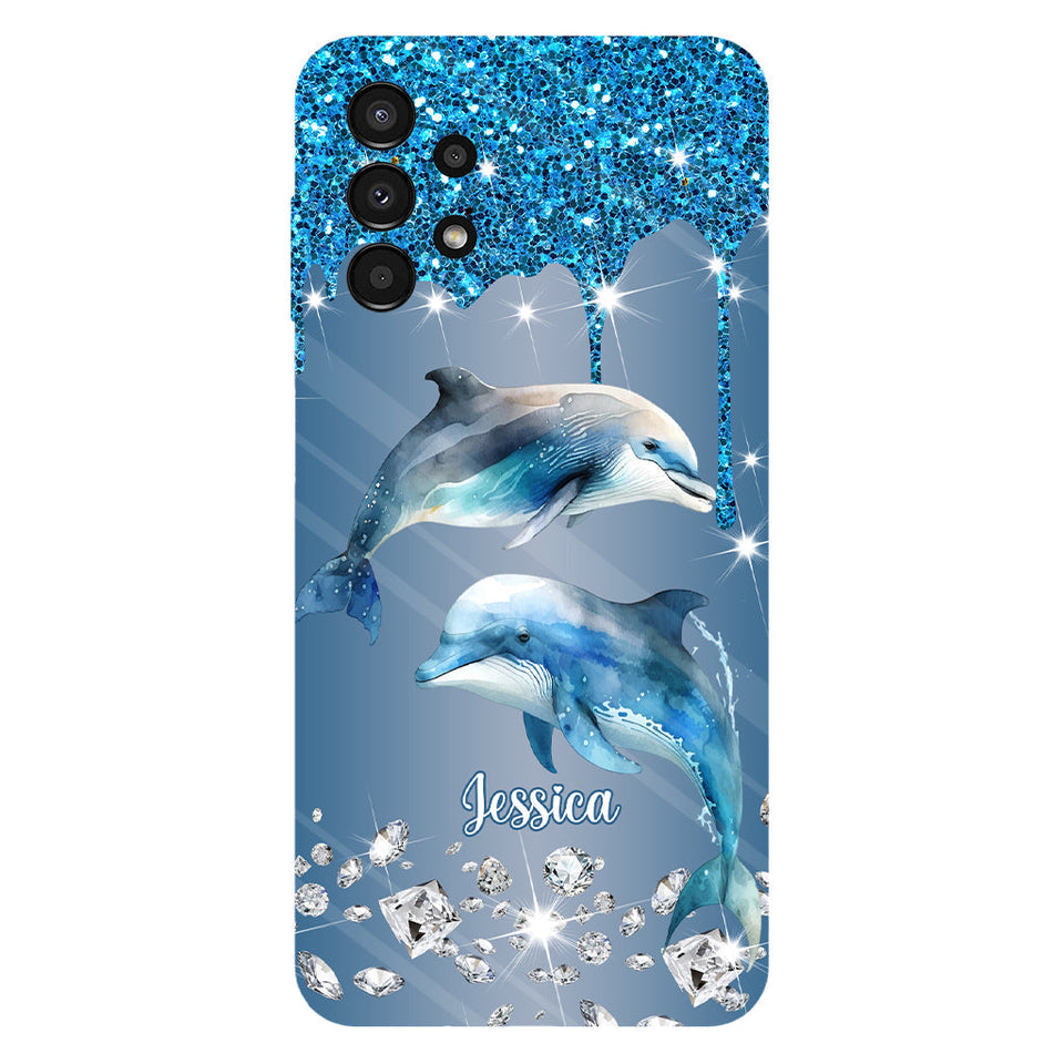 Beautiful Dolphins - Personalized Dolphin Full Print Phone Case